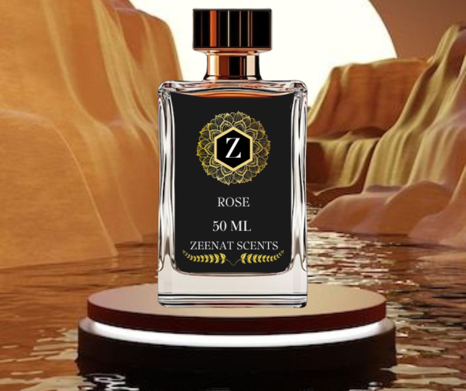 Zeenat Scents Rose – 50ML | A Luxurious Floral Symphony of Timeless Elegance